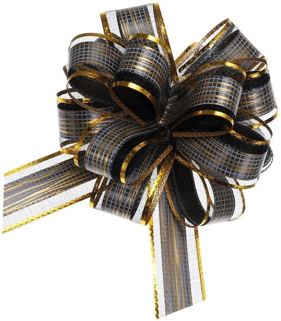 Decorazioni per Matrimonio 10 pezzi - Arco Nuziale in Nero - Decorazione di Festa - Confezione di Regalo - Materiale Ecowatch - Strisce Decorative