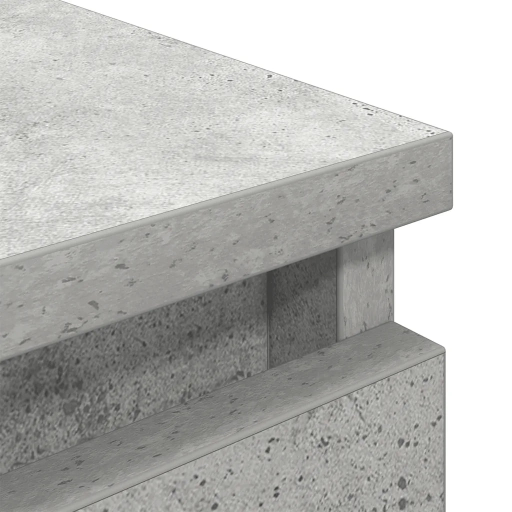 Mobile Porta TV Grigio Cemento 40x35x54 cm in Legno Multistrato 861772