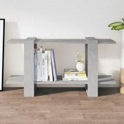 Libreria-Scaffale per Libri-Mobile di Stoccaggio Grigio Cemento 100x30x51 cm in Legno Multistrato