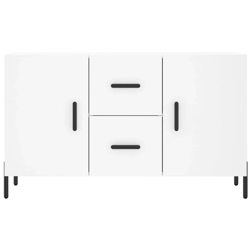 Buffet credenza cassettiera armadio mobile contenitore organizer per cucina soggiorno salotto 100 x 36 x 60 cm legno ingegnerizzato bianco 02_0030161