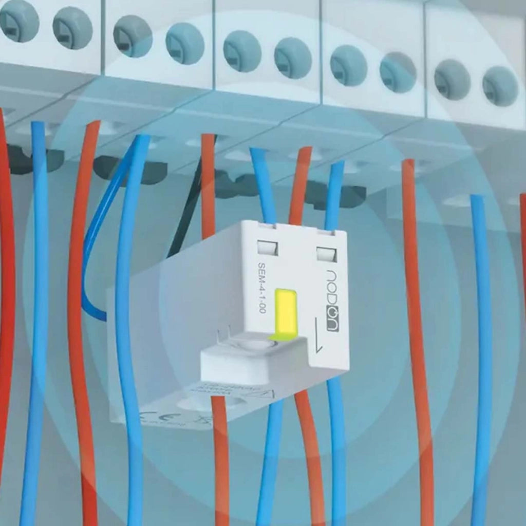 Contatore di Energia Intelligente Zigbee 3.0 Bidirezionale Ultra Compatto Bianco NODON