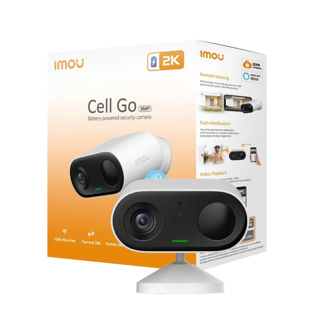 Imou Cell Go - Telecamera a batteria da 3MP 100% senza fili - Funzione VLOG per trasformarla in una Trap Cam.