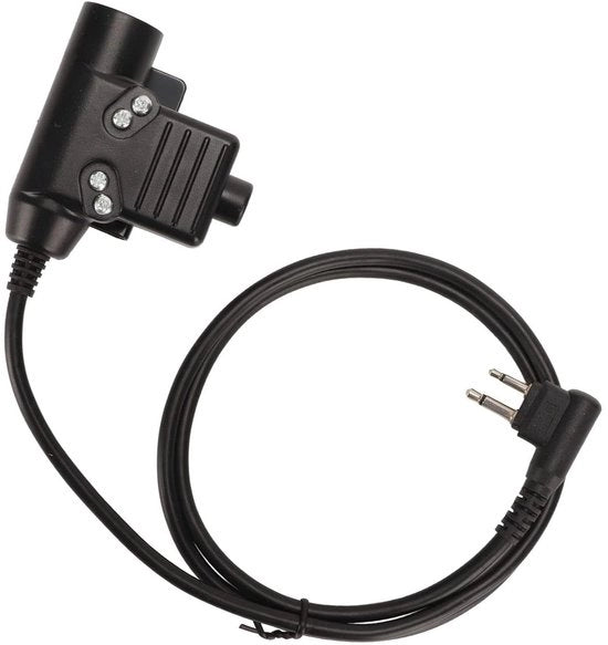 Adattatore PTT a Connessione - Cavo Professionale PU - 2 Pin - Facile da Riparare - Plug and Play - Impermeabile U94 Adattatore PTT - SV22 - SV11 - SV11D - XTN500