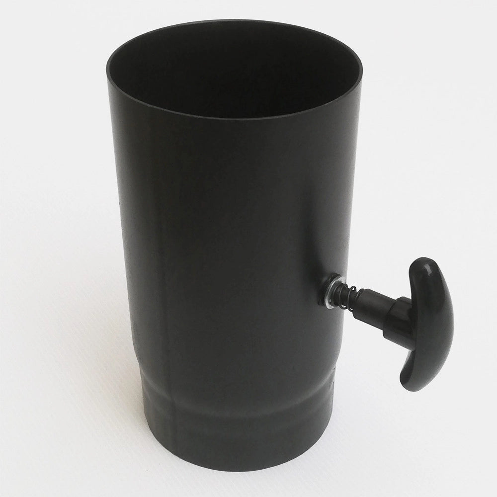 Manicotto con valvola da 150mm per stufa a legna