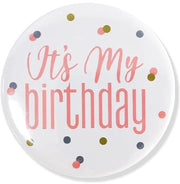 Accessorio per Festa - Pin per Compleanno - Alta Qualità - Broche/Corsage - Ipoaderegeno - Accessorio per Festa - Design Elegante - Festa Badge