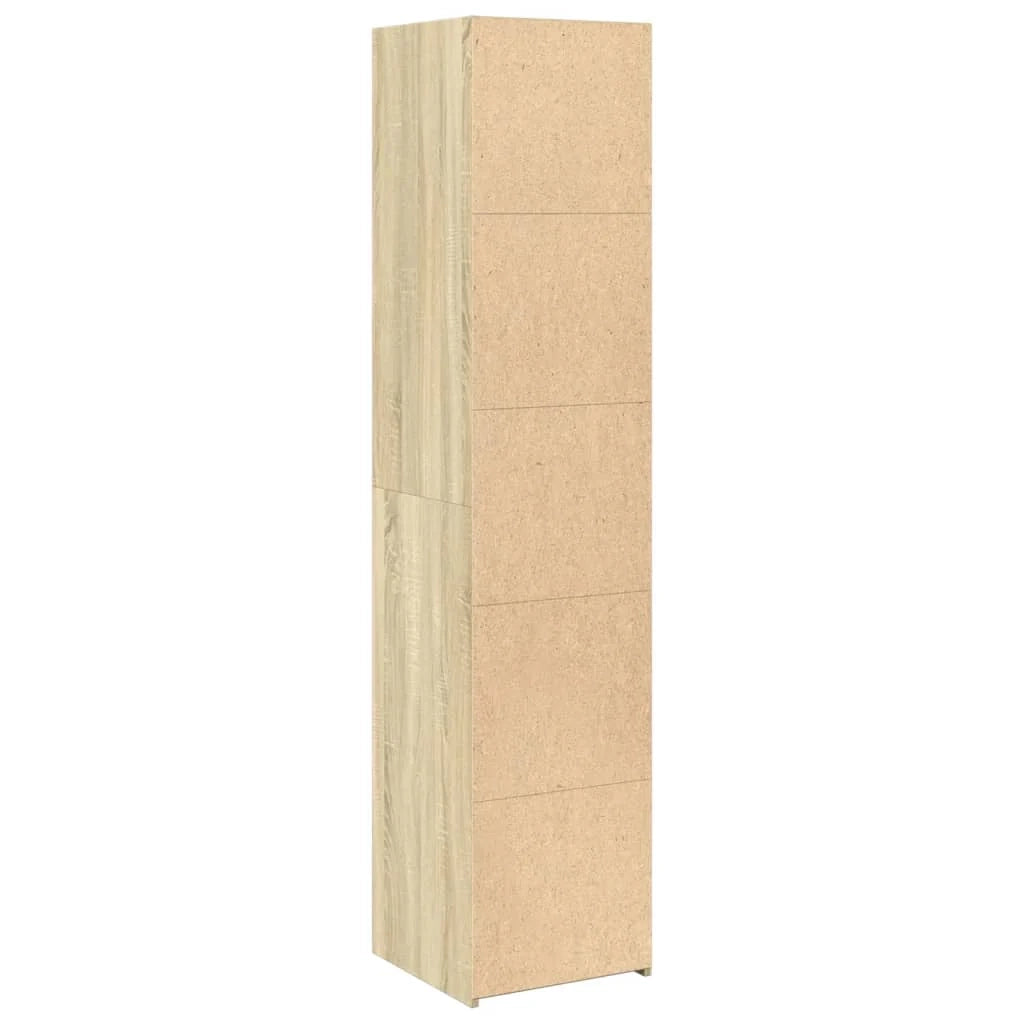 Credenza cassettiera cassettiera mobile contenitore organizer cucina soggiorno soggiorno alto Sonoma 40 x 41 x 185 cm derivati ​​del legno marrone 02_0034059
