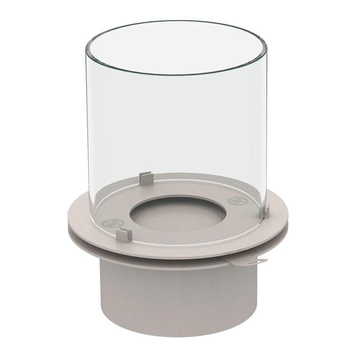 Camino a Bioetanolo Braciere da Pavimento Ø36xh56 cm per Interno ed Esterno Modigliani Bianco Perla