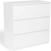 Cassettiera a 3 cassetti TOMI legno bianco