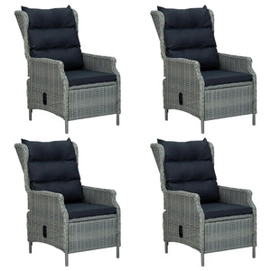 Set Mobili da Pranzo per Giardino 5 pz Grigio Chiaro cod mxl 47531