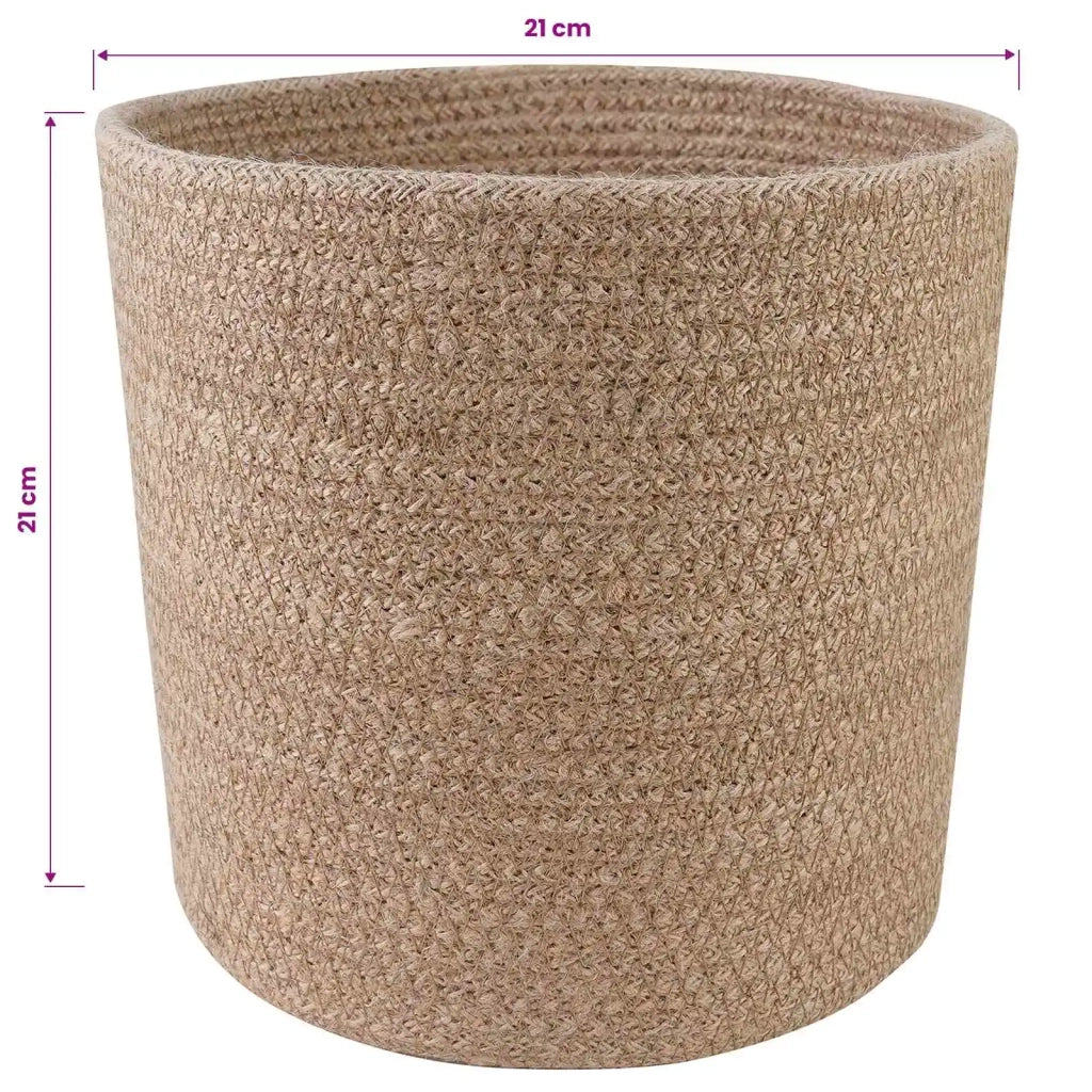 Set di Vasi per Piante 2 pcs Naturale Ø 21 x 21 cm