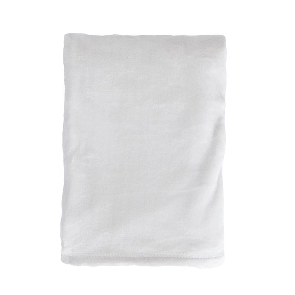 Coperta a quadri bianca 180x200cm FLANBERG