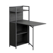 Vicco Scrivania Nero 57 x 30 cm con piano del tavolo pieghevole