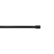 BASTONE METALLO D 20/19 120/210CM CILINDRO NERO- 6,0 pz