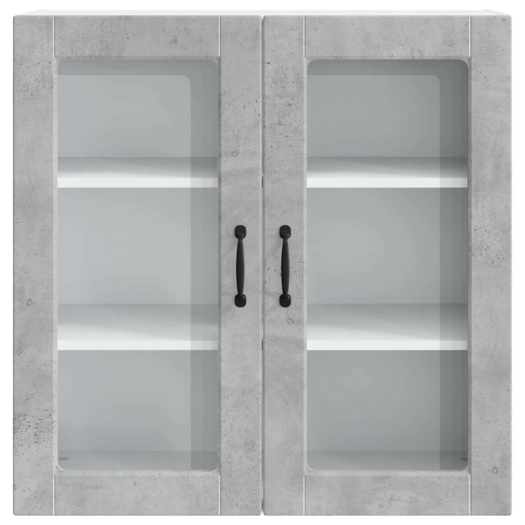 Mobile da cucina con lo scaffale-Armadio da cucina Grigio cemento 80 x 31 x 80 cm 981996