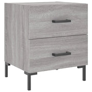 Comodino | Armadio da Notte | Mobiletto da notte Grigio Sonoma 40x35x47,5 cm in Legno Multistrato
