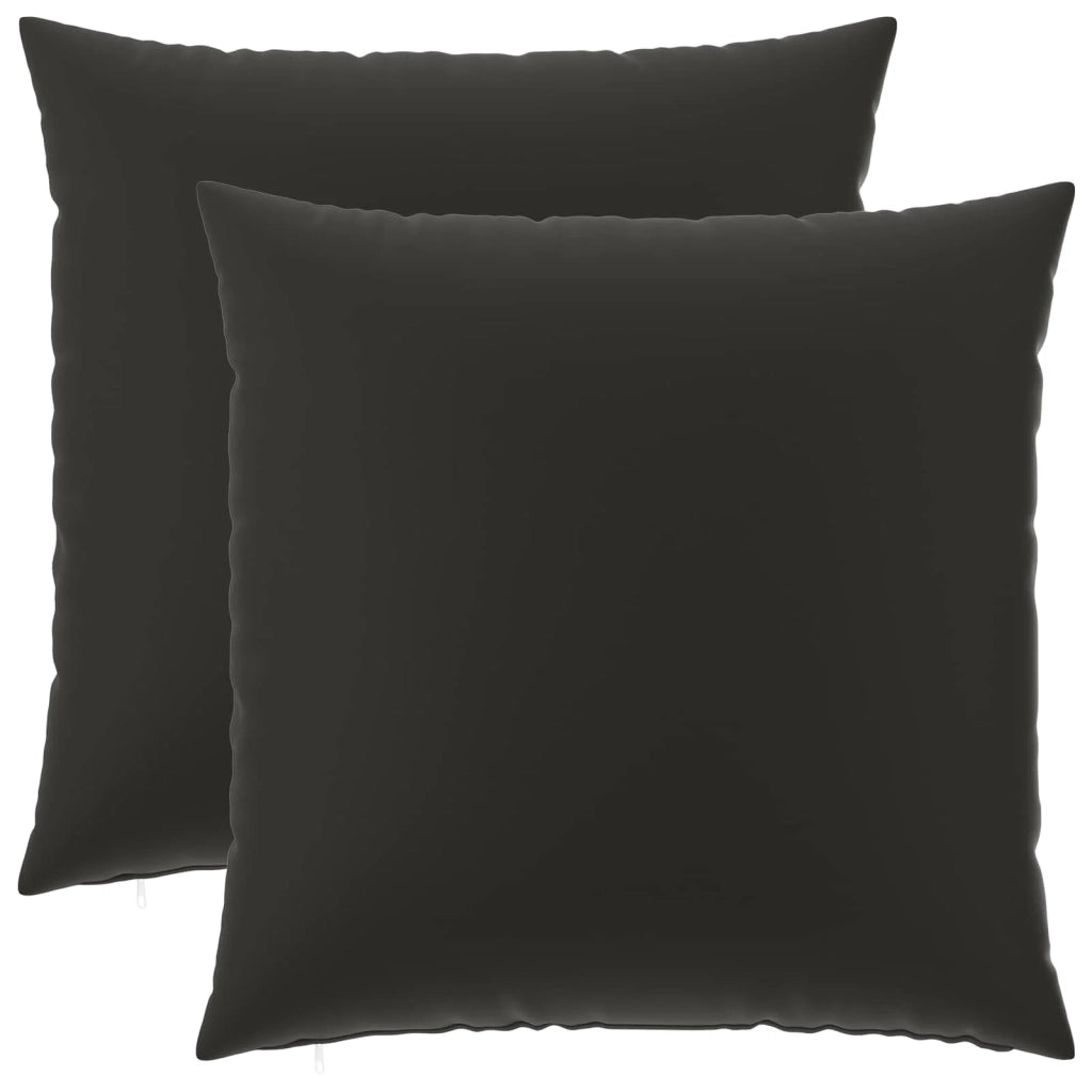 Federa 2 pcs HEERLEN Nero 65 x 65 cm Poliestere 913009
