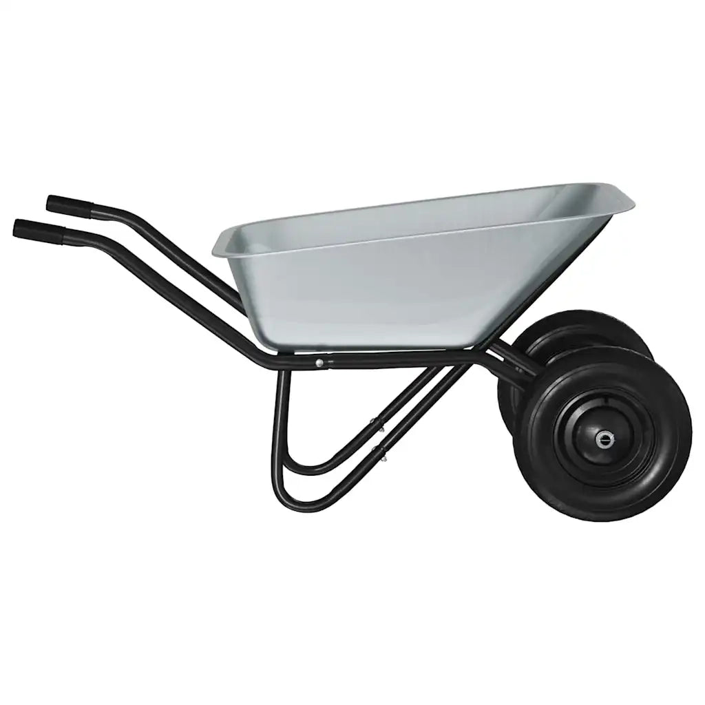 Carriole Argento e Nero 137 x 60 x 65,5 cm Acciaio CFW8757346