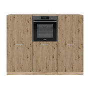 Vicco Cucine componibili piccole Rovere artigianale/rovere Goldkraft 180 cm senza piano di lavoro