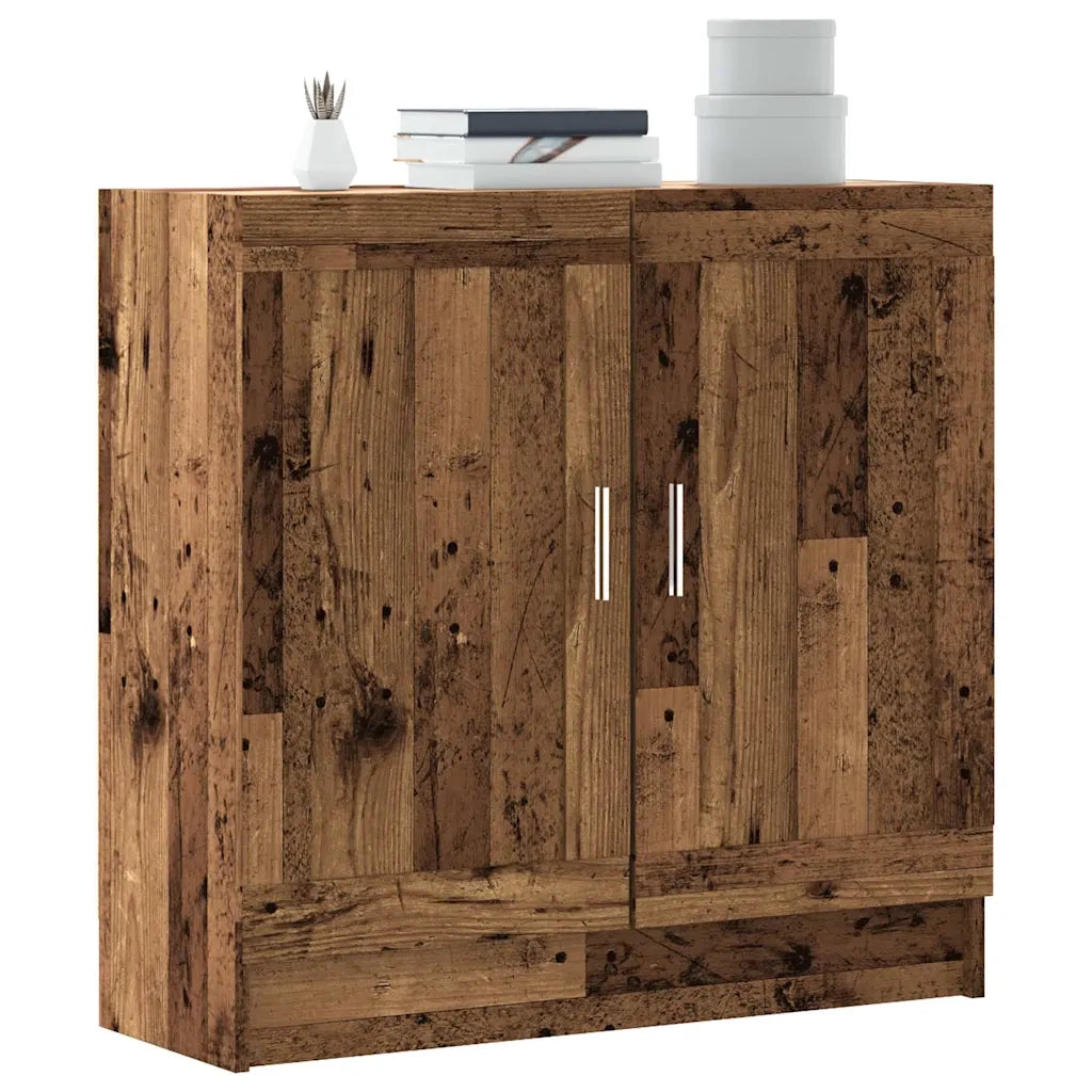 vidaXL Libreria Legno Antico 82,5x30,5x80 cm in Truciolato