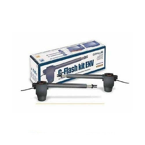 KIT CANCELLI A DUE ANTE BATTENTI G-FLASH ENV KIT 433 MHZ RC 24V GENIUS 51701451