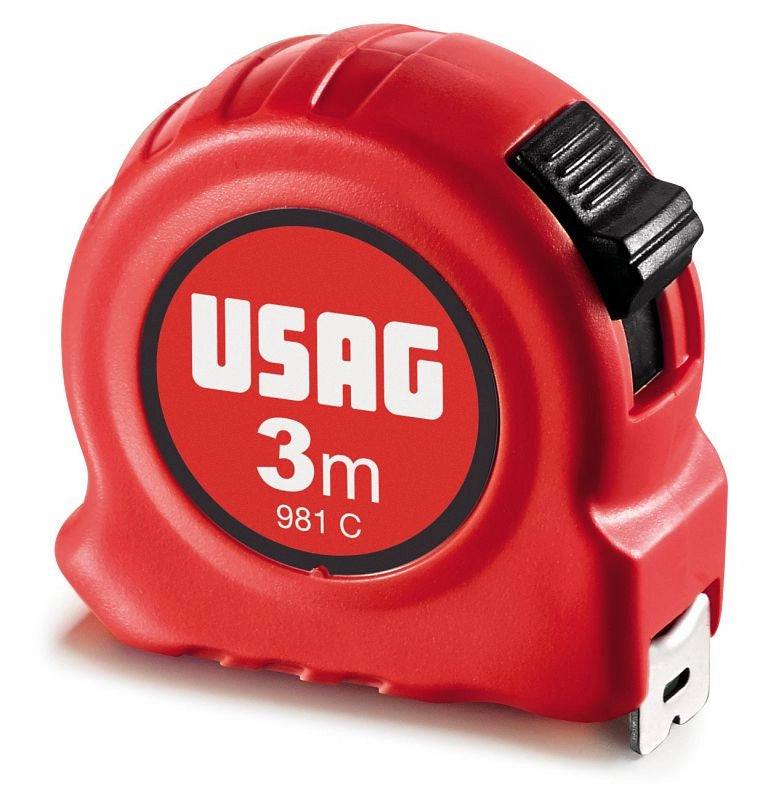 USAG Flessometro 3 metri con Cassa in ABS – Misuratori Professionali