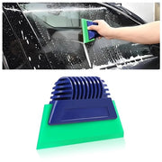 Kit di pulizia per finestre con raccordo autofolio, schermo antislip, kit di accessori con raccordo elastico, manico antiscivolo, strumento per la pulizia delle finestre