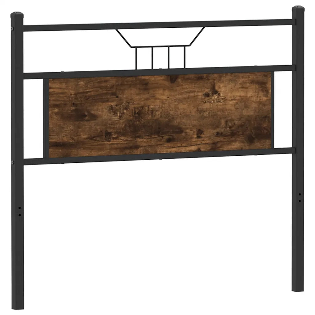 Testiera di Ricambio Rovere Fumo 100 cm in Legno Multistrato e Acciaio 4106772