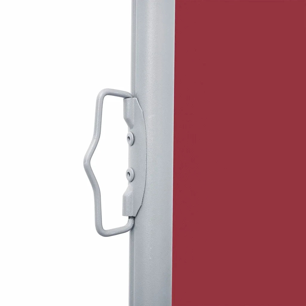 Tenda da Sole Laterale Retrattile Rossa 140x600 cm da esterno cod mxl 29515