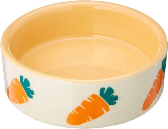 Scaletta ceramica per roditori - Radice beige-arancio Ø7,5 x 2,5 cm 58 ml 1 pezzo