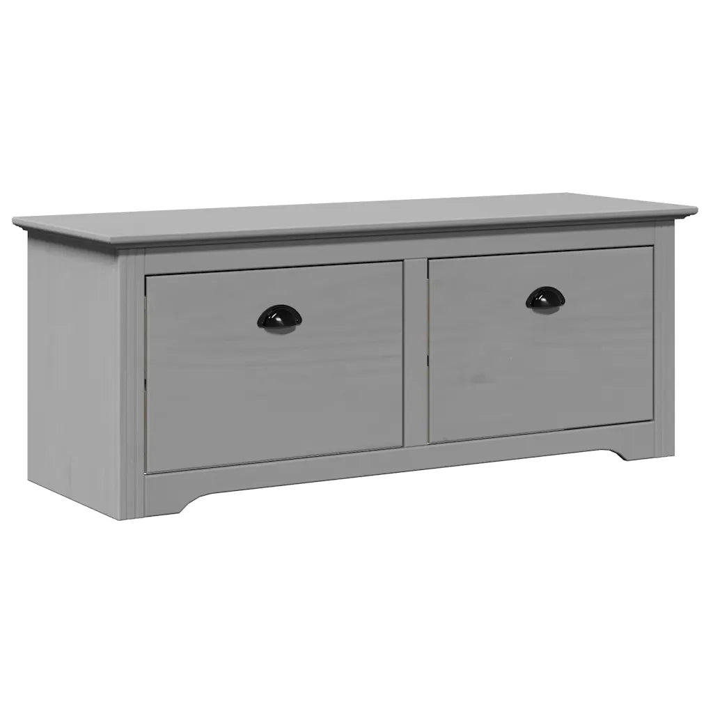 vidaXL Panca da Ingresso BODO Grigia 114x40x45 cm