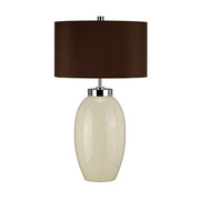 Lampada da tavolo Victor porcellana crema 58cm Elstead