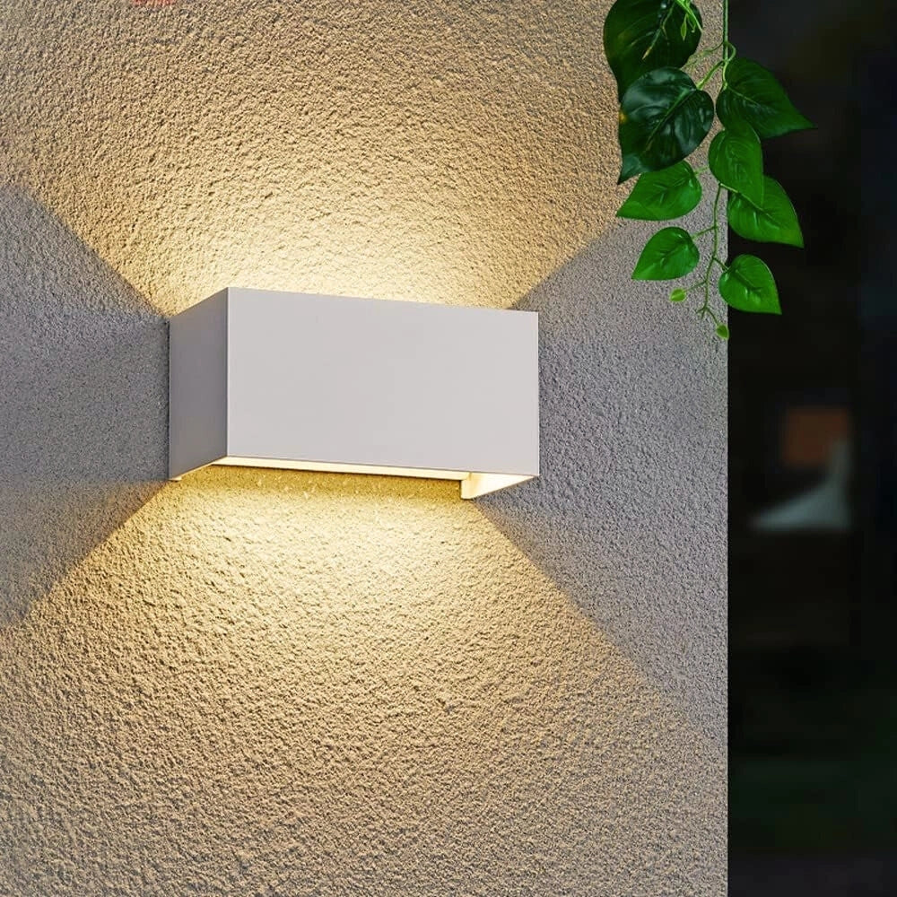 Applique LED da Esterno 24W doppio Fascio Luminoso up down Regolabile IP65 luce Bianca Fredda 6500K
