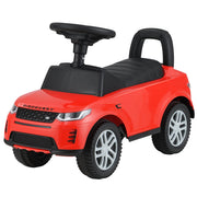 Macchina a spinta per bambini giocattolo a pedale per bambini con clacson-Suoni del motore e spazio di archiviazione sotto sedile Rosso