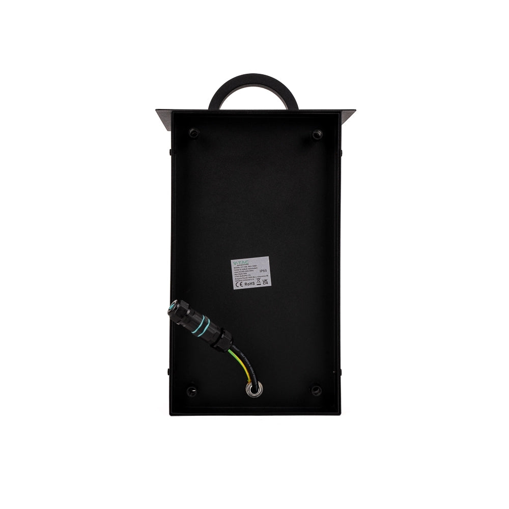 Applique da esterno V-TAC E14 nera classica IP65 VT-1190