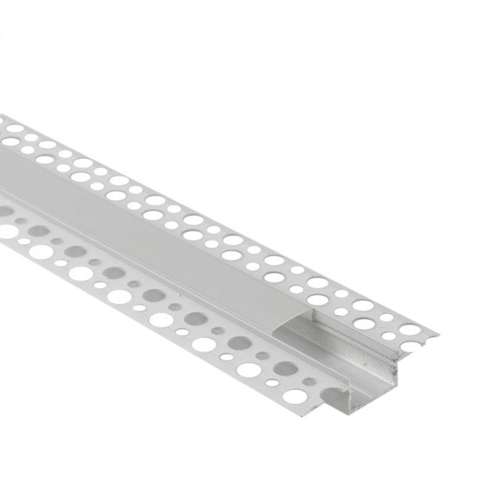 Profilo LED incasso GPS01 bianco diffusore opale 1m Ecolight