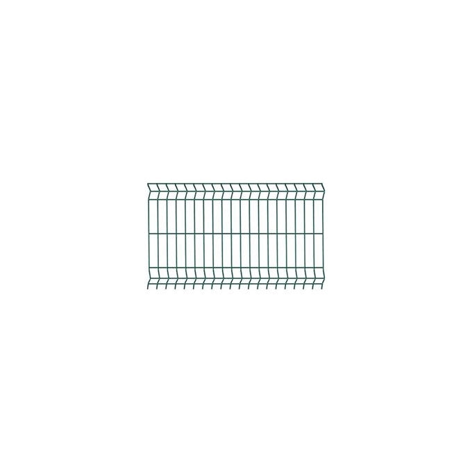 Vigor Pannello Recinzione Metallica Maglia Saldata Filo Acciaio 3 mm 123x200 cm colore Verde RAL-6005