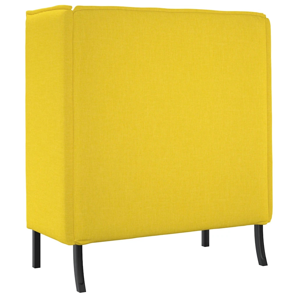 Divano alto 101cm Giallo chiaro Tessuto 42010841