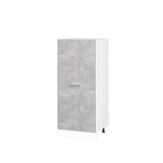 Mobile cucina dispensa R-Line Calcestruzzo/Bianco 60 cm Vicco