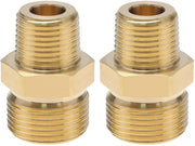Adattatore di connessione per alta pressione in ottone, 4500 PSI, 2 pezzi
