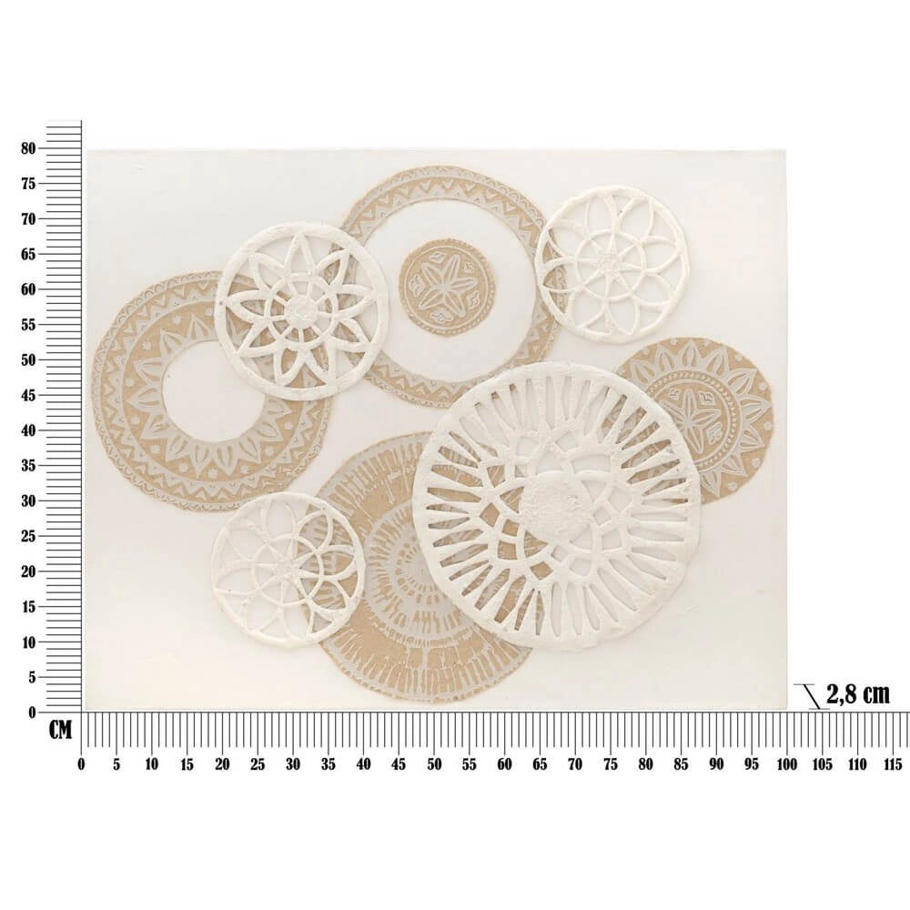 Dipinto su Tela Astratto cm 80X2,8X100 - ICER