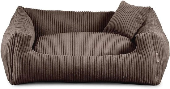 Letto per cani confortevole realizzato in materiale morbido con proprietà resistente alle macchie e cuscino corrispondente