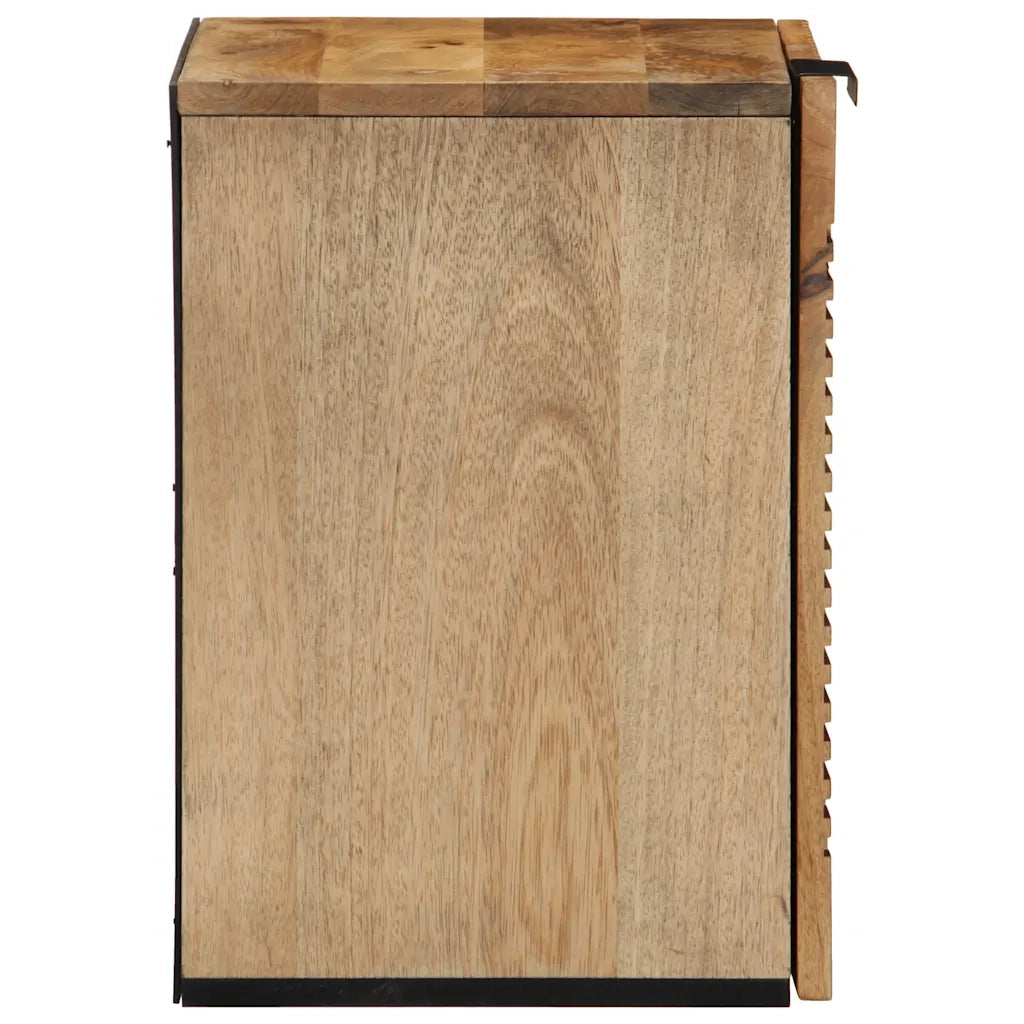 Mobile Pensile da Bagno Marrone 38x33,5x48 cm Legno di Mango 4017740