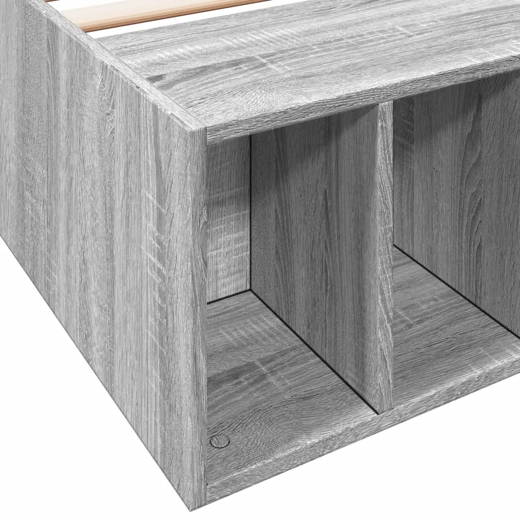 Giroletto-Struttura Letto Grigio Sonoma 75x190 cm in Legno Multistrato 987758
