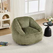 Divano Sacco ¨C Minimal ¨C in velluto floccato grigio chiaro