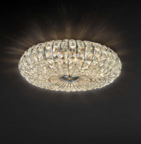 Lampadario Modern in Metallo Broche Nickel