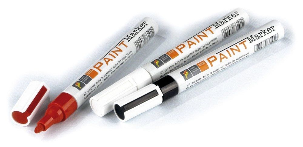 12pz pennarello paint marker rosso cod:ferx.58115