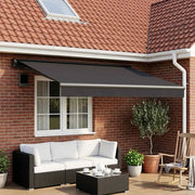 Telo di ricambio per tenda da sole Antracite 350 x 250 cm 3444224