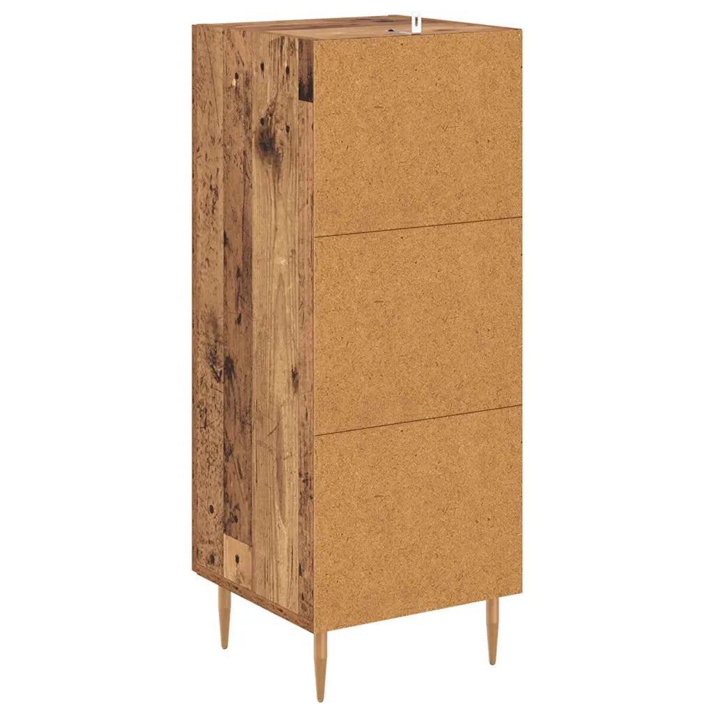 Credenza-Buffet-Armadio da cucina Legno vecchio 34 x 34,5 x 90 cm Legno multistrato 201393