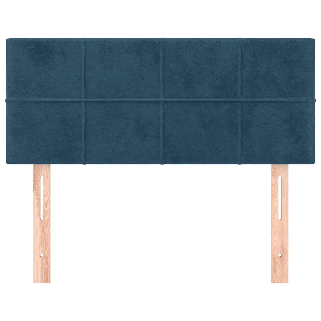 Testiera Blu Scuro 100x5x78/88 cm in Velluto