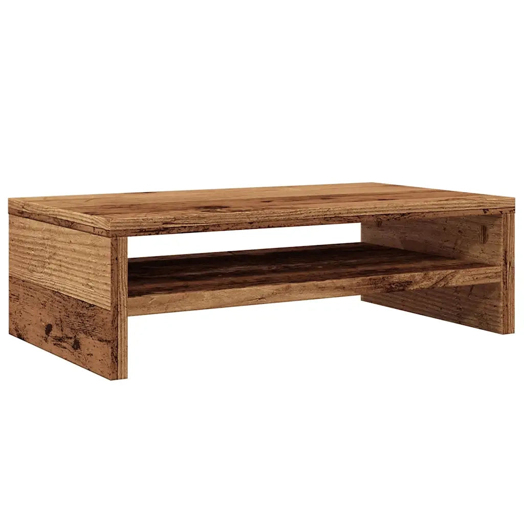 Supporto per Monitor Legno Antico 42x24x13 cm Legno Multistrato 855796